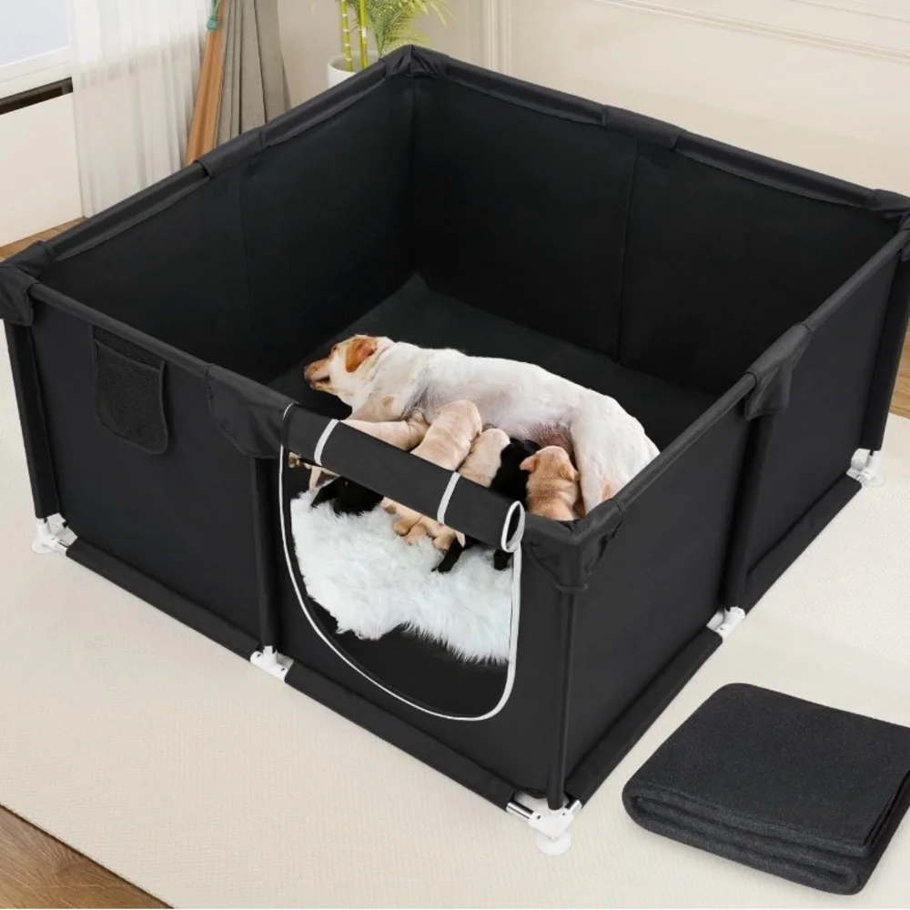 Black Collapsible Storage Bin
